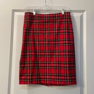J Crew plaid skirt